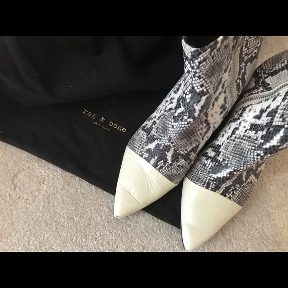Rag & bone snake skin beha boots - Picture 5 of 7